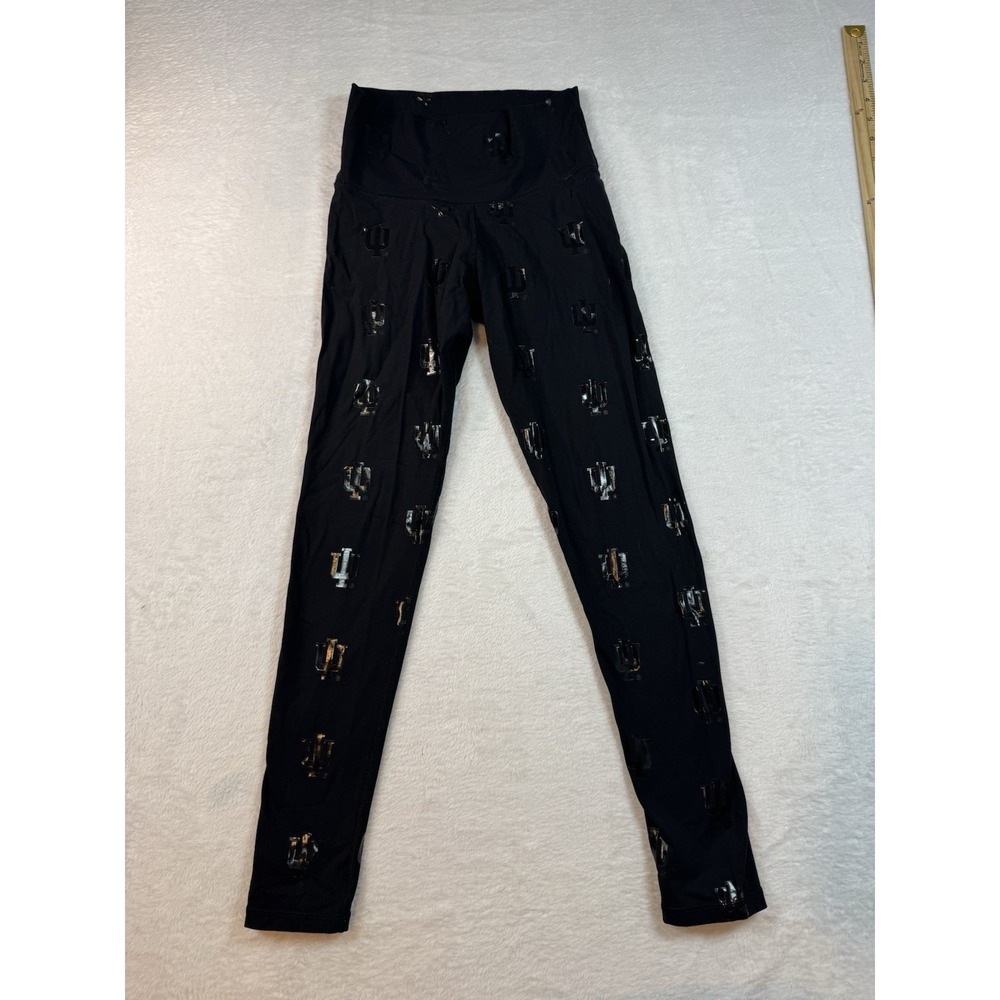 Women's Kadyluxe Indiana University Hoosiers Black Yoga Pant Legging Small Rare*